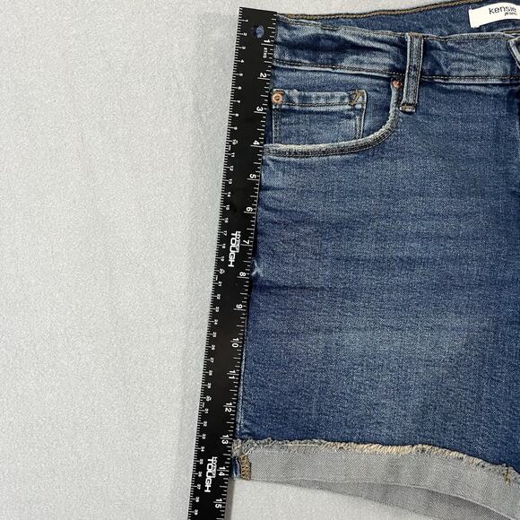 Kensie The Short Jean Shorts Women 10/30 Short Distressed Denim Cut Off Stretch - Picture 5 of 6